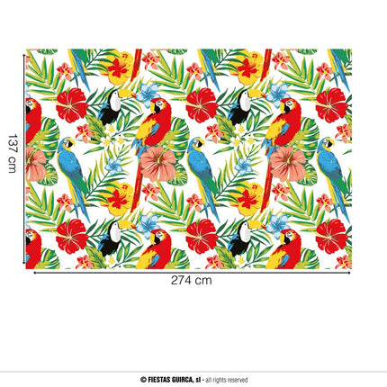 Hawaii Tafelkleed 2,74m van Fiestas Guirca koop je bij Partywinkel