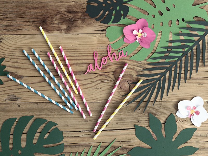 Hawaii Versiering Set Palmblad 21 delig van Partydeco koop je bij Partywinkel
