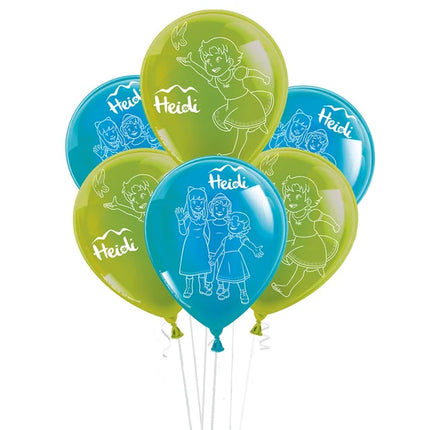 Globos Heidi de 25 cm, 10 unidades