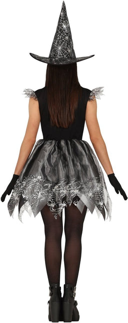Heks Halloween Kostuum Dames Zilver van Fiestas Guirca koop je bij Partywinkel
