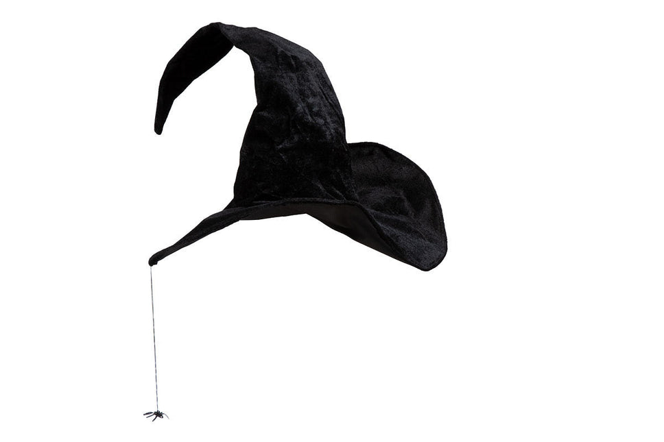 Heksenhoed XXL met spin - Partywinkel - 8714438282397