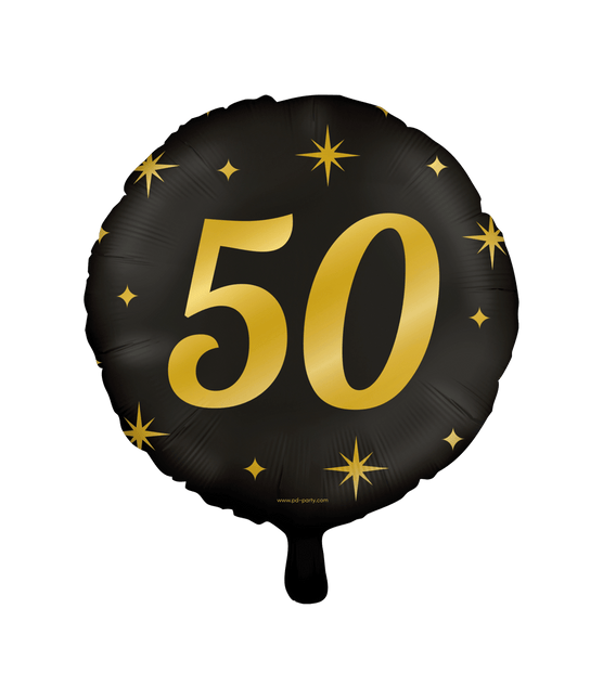 Helium Ballon 50 Jaar Leeg 30cm van Paper Dreams koop je bij Partywinkel