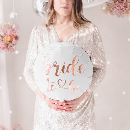 Helium Ballon Bride To Be Leeg 45cm van Partydeco koop je bij Partywinkel
