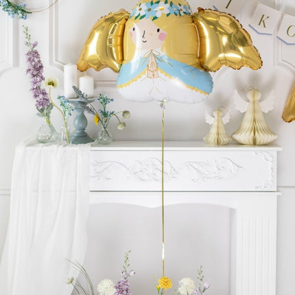Helium Ballon Engel Leeg 77cm van Partydeco koop je bij Partywinkel