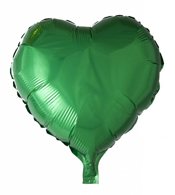 Helium Ballon Hart Groen 46cm leeg van WeFiesta koop je bij Partywinkel
