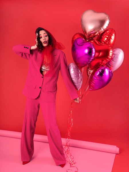 Helium Ballon Hart Lichtroze Leeg 45cm van Partydeco koop je bij Partywinkel