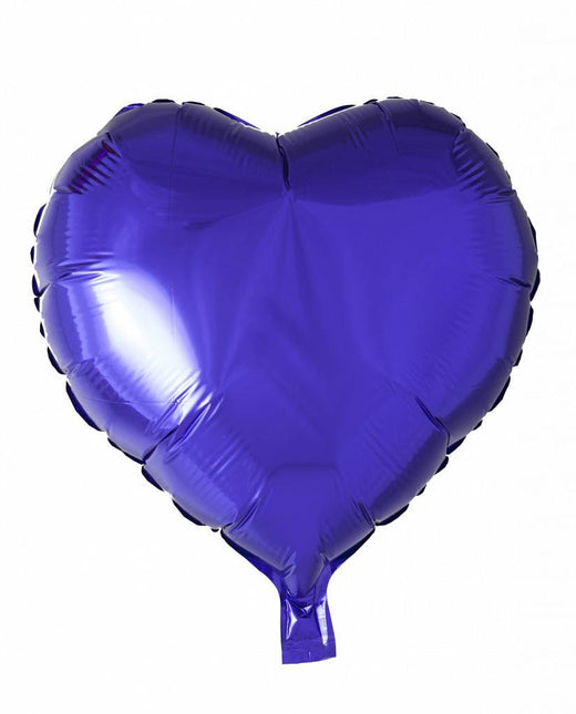 Helium Ballon Hart Paars 46cm leeg van WeFiesta koop je bij Partywinkel