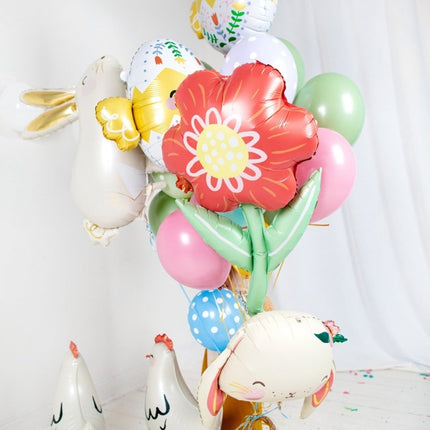 Helium Ballon Kip Leeg 57cm van Partydeco koop je bij Partywinkel