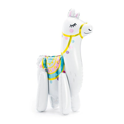 Helium Ballon Lama Leeg 61cm van Partydeco koop je bij Partywinkel