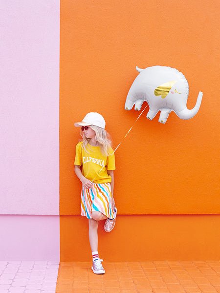 Helium Ballon Olifant Leeg 83cm van Partydeco koop je bij Partywinkel