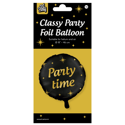 Helium Ballon Party Time Leeg 30cm van Paper Dreams koop je bij Partywinkel