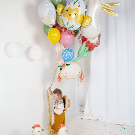 Helium Ballon Schaap Leeg 67cm van Partydeco koop je bij Partywinkel