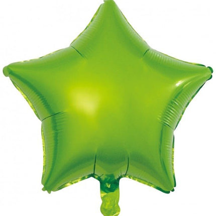 Helium Ballon Ster Groen Leeg 45cm van WeFiesta koop je bij Partywinkel