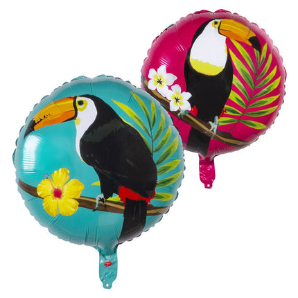 Helium Ballon Toekan Dubbelzijdig Leeg 45cm van Boland koop je bij Partywinkel