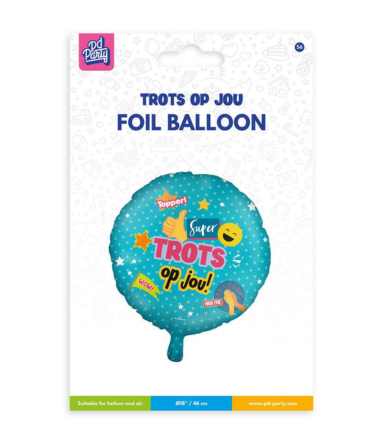 Helium Ballon Trots op jou 46cm van Paper Dreams koop je bij Partywinkel