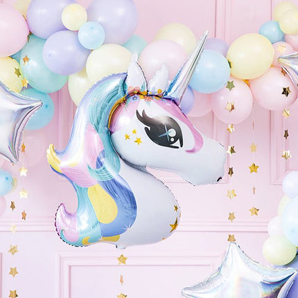 Helium Ballon Unicorn Leeg 90cm van Partydeco koop je bij Partywinkel