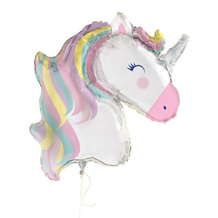 Helium Ballon Unicorn XL 1,06m leeg van Unique koop je bij Partywinkel