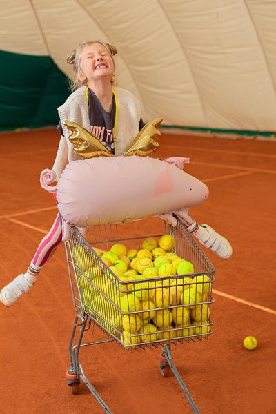 Helium Ballon Varken Leeg 72cm van Partydeco koop je bij Partywinkel