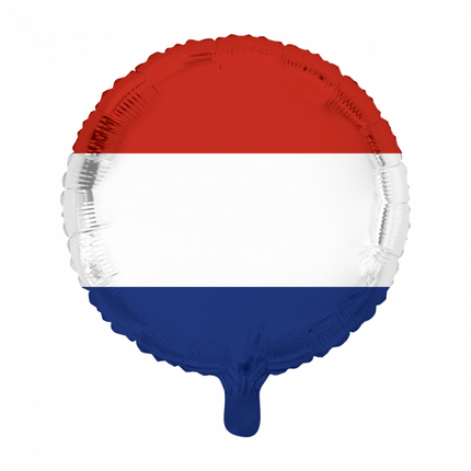 Helium Ballon Vlag Nederland 45cm leeg van WeFiesta koop je bij Partywinkel