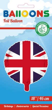Helium Ballon Vlag Verenigd Koninkrijk 45cm leeg van WeFiesta koop je bij Partywinkel