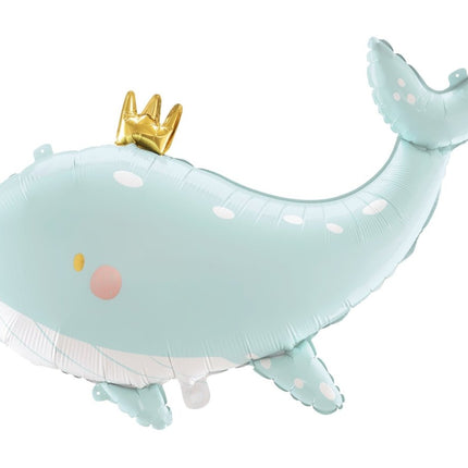 Helium Ballon Walvis Leeg 78cm van Partydeco koop je bij Partywinkel