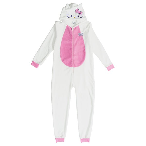 Hello Kitty Onesie Wit Roze Dames van Riethmueller koop je bij Partywinkel