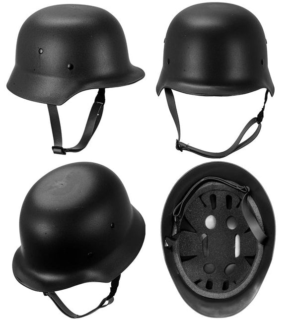 Helm Militair Zwart van Widmann koop je bij Partywinkel