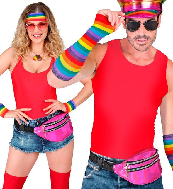 Heuptas Roze Holografisch van Widmann koop je bij Partywinkel