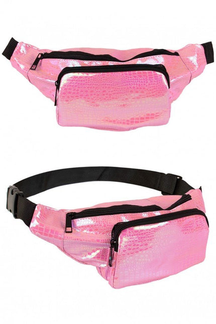 Heuptasje Slangeleer Print Roze van PartyXplosion koop je bij Partywinkel