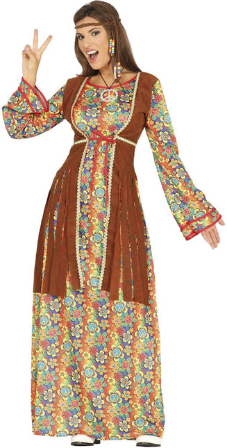Hippie 60S Kostuum Dames Bloemen van Fiestas Guirca koop je bij Partywinkel