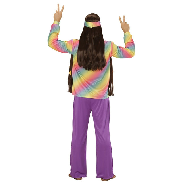 Hippie 60S Kostuum Gekleurd Heren van Widmann koop je bij Partywinkel