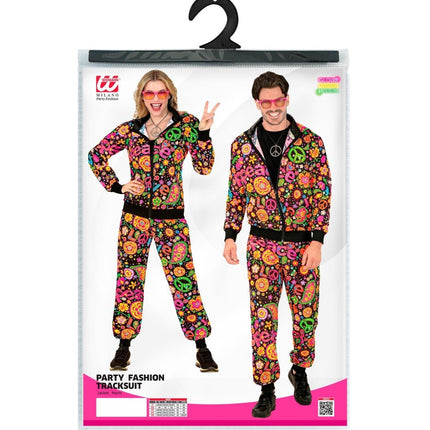Hippie 60S Trainingspak Fout - Partywinkel - 8003558450817