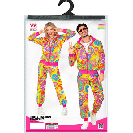 Hippie 60S Trainingspak Fout Gekleurd - Partywinkel - 8003558450916