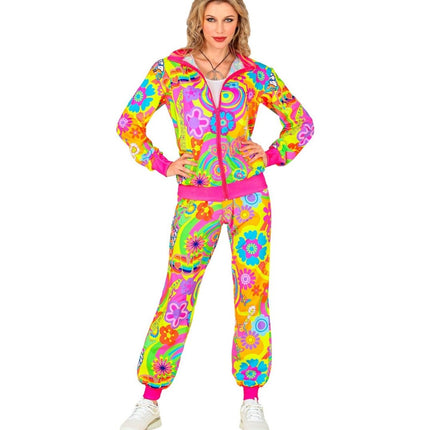 Hippie 60S Trainingspak Fout Gekleurd - Partywinkel - 8003558450916