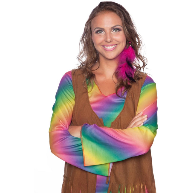 Hippie Haar Accessoire Veren van Folat koop je bij Partywinkel