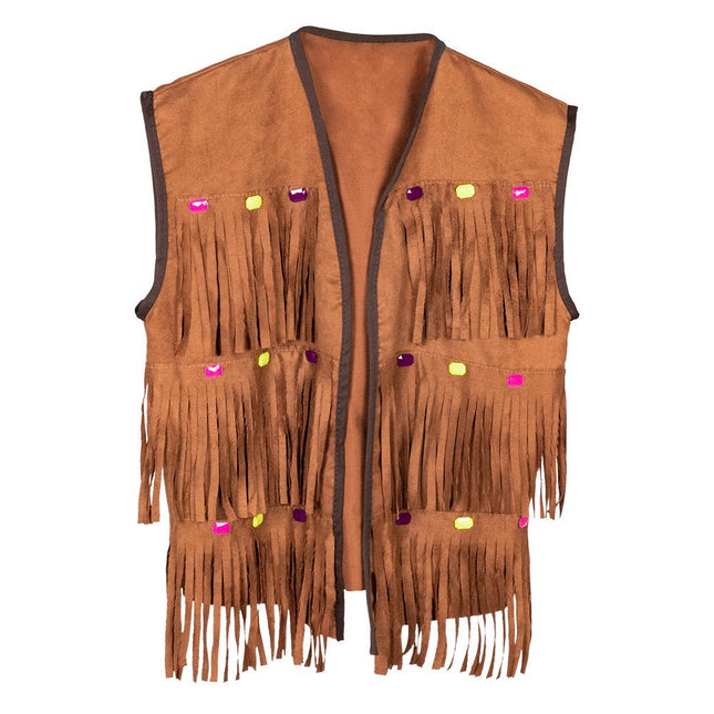 Hippie Vest M/L van Boland koop je bij Partywinkel
