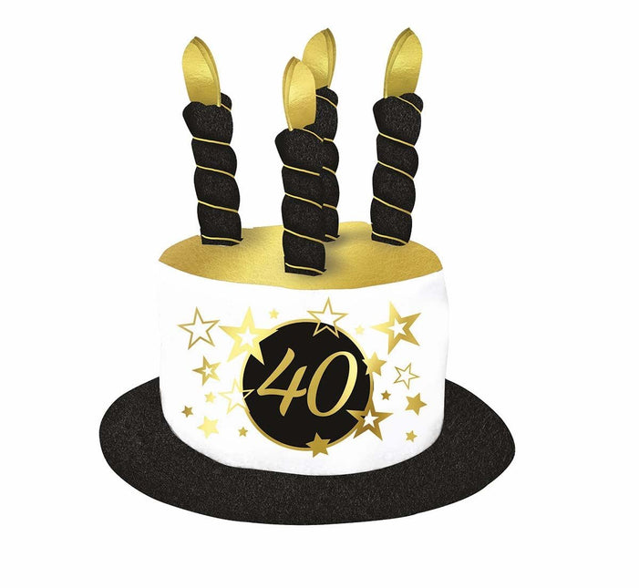 Hoed 40 Jaar Kaarsen van Fiestas Guirca koop je bij Partywinkel
