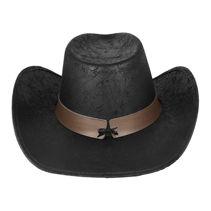 Hoed cowboy Wyatt deluxe van Boland koop je bij Partywinkel