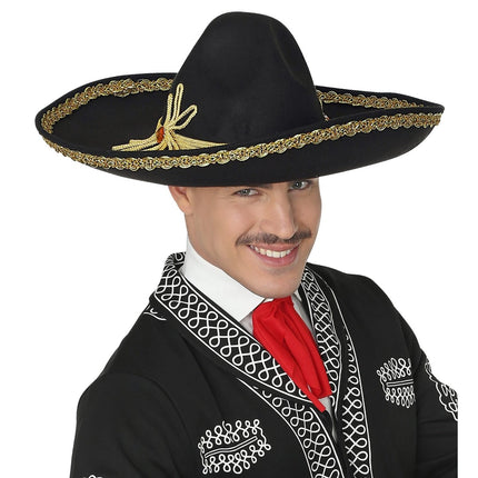 Hoed Mexicaans Luxe 50cm van Widmann koop je bij Partywinkel