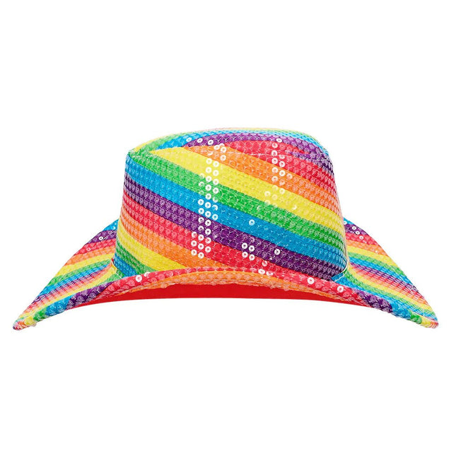 Hoed Regenboog Cowboy van Boland koop je bij Partywinkel