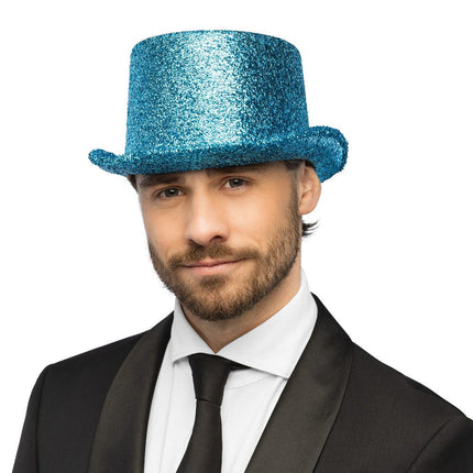 Hoed Showtime turquoise van Boland koop je bij Partywinkel