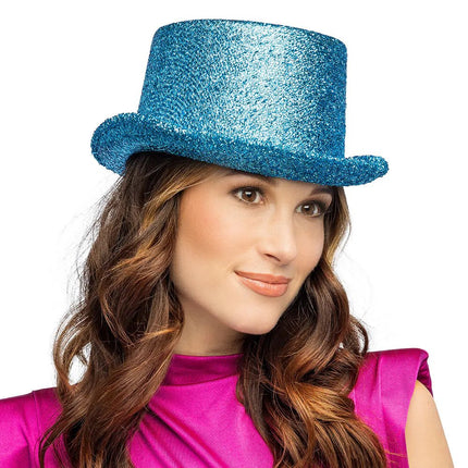 Hoed Showtime turquoise van Boland koop je bij Partywinkel