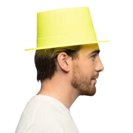 Hoed Topper neongeel UV van Boland koop je bij Partywinkel