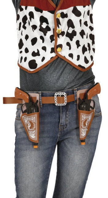Holster Met Pistolen 20cm van Fiestas Guirca koop je bij Partywinkel