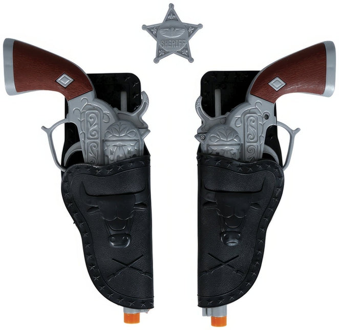 Holster Met Pistolen 24cm van Fiestas Guirca koop je bij Partywinkel