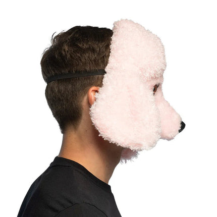 Hond Masker Roze Poedel van Boland koop je bij Partywinkel