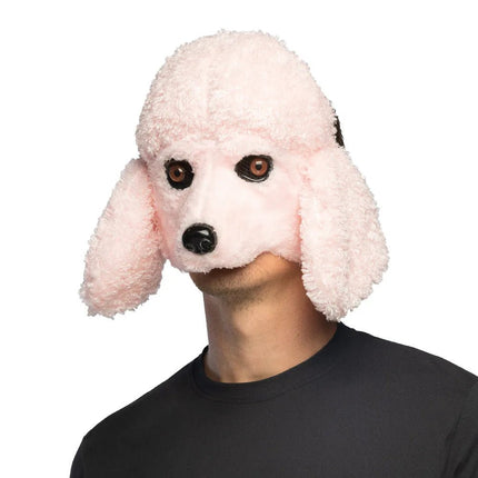 Hond Masker Roze Poedel van Boland koop je bij Partywinkel