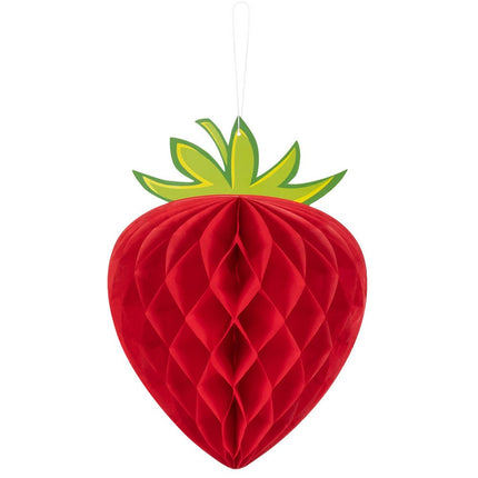 Honeycomb Aardbei Papier Dubbelzijdig 29cm van Boland koop je bij Partywinkel