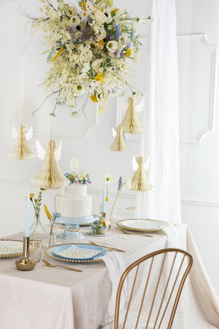 Honeycomb Engel 15cm van Partydeco koop je bij Partywinkel