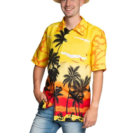 Camisa Hawaiana Paradise Yellow